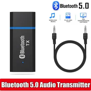 2 In 1 USB Bluetooth Dongle Adapterį, KOMPIUTERIO Garsiakalbio Pelės Muzikos Garso Imtuvas, Siųstuvas Aptx Suderinamas Su 
