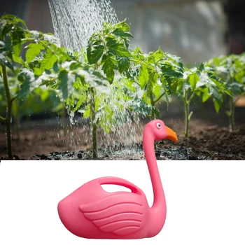 2021 Karšto Pardavimo Laistytuvas Sodo Gėlės Plastiko Flamingo Puodą Žaislai Laistymo Ir Drėkinimo Dropshipping Visą Pardavimas - 