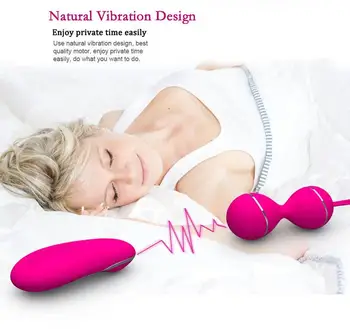 Kegel vaginos kamuoliukų vibratorius pradedantiesiems nuotolinio valdymo geiša kamuolius 7speeds naudotis tightenling makšties kamuolys moterų sekso žaislas - 