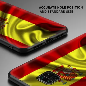 Ispanijos Vėliava, Minkštas Coque Už Xiaomi Redmi Pastaba 9S 9 8 8T 9C 9A Mi Poco M3 X3 NFC 9T 10T Pro 5G Silikoninis Telefono dėklas Atgal Shell - 