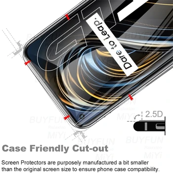 4PCS Visiškai Padengti Apsaugine Stiklo Realme GT 5G HD Glas Sprogimų Screen Protector Realmi GT G T 5G 6.43