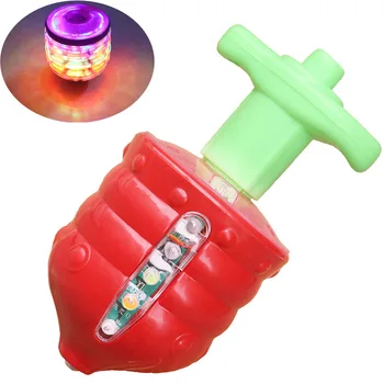 Elektros Giroskopas Lazerio Spalvą Flash LED Šviesos Žaislas Muzikos Gyro Peg-į Viršų Spinner Verpimo Klasikinis Žaislai Karšto Parduoti Vaikams Žaislas - 