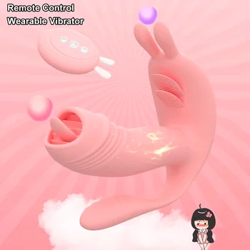 Kelnaitės Nešiojami Drugelis Dildo Vibratorius Klitorio Stimuliatorius 10 Greičių Vibracija G Spot Massager Sekso Žaislai Moterims, Suaugusiųjų Žaislai - 