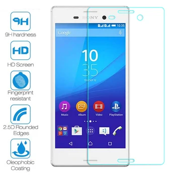Išmaniojo telefono Ekrano apsaugos Sony Xperia C3 C4 C5 Dvigubos Priekinės Apsauginės Plėvelės Stiklo Sony E1 E3 E4 E4g E5 Sunku Stiklo - 