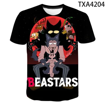 2020 Naujas Vasaros Beastars T Shirts 3D Prined Marškinėliai Vyrams, Moterims, Vaikams, marškinėliai Atsitiktinis Trumpas Rankovės Berniukas Mergaitė Vaikai Kietas Viršūnes Tee - 