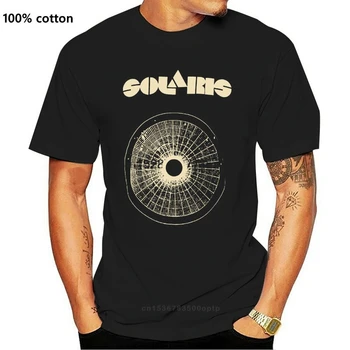 Andrei Tarkovsky&primes Solaris marškinėliai solaris tarkovsky wes anderson nuostabi hipster retro sci fi kubrick oddyssey derliaus - 