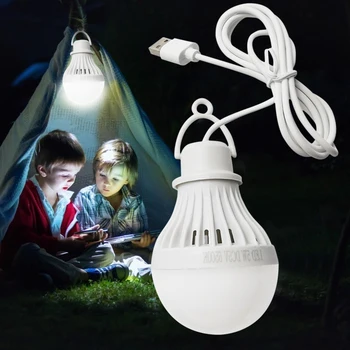 LED Žibintų Nešiojamų Kempingas Lempa Mini Lemputės 5/7W 5V LED USB Power Book Šviesos diodų (LED Skaitymo Studentų Studijų Stalo Lempa Super Šviesus - 