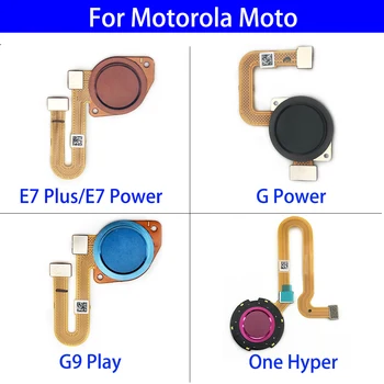 Pirštų Atspaudų Jutiklis Namo Grįžti Mygtukas Meniu Mygtukas Flex Kabelis Motorola Moto G9 Žaisti Vienas Hyper G E7 Power Plus Home Mygtuką - 