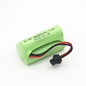 3.6 v 2800mah ni-mh akumuliatorius su USB Įkroviklis nimh baterijos recargables 3,6 v pack aa dydžio ni-mh rc automobilių žaislas įrankiai modelis - 