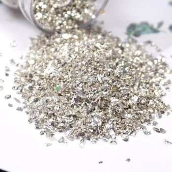 40g Spalvinga Žvyro Užpildas Metalo Smiltainio Kristalų, Stiklo Smėlis 