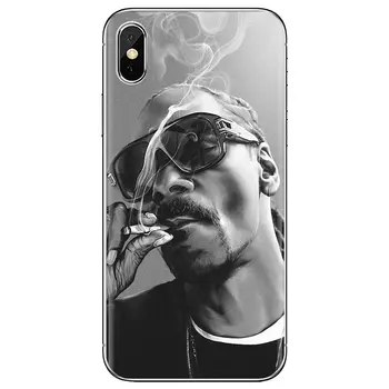 Silikono Apvalkalas Atveju, Snoop Dogg, Wiz Khalifa Spausdinti iPhone 