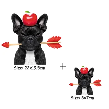 Animacinių Filmų Šunys Aplikacijos Ant Drabužių Apple Šuo Lipdukai, Spauda Ant T-Shirt Skalbti Pasidaryk Pats Aksesuaras Drabužių Apdailos Naujas Pleistrai - 