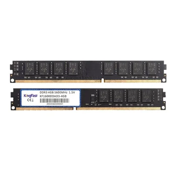 KingFast DDR3 RAM 4GB 8GB Darbalaukio Atminties 1600 240pin 1,5 V Dimm VNT DDR 3 memoria ram ddr3 8 gb 1 600mhz Stalinių - 