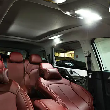 10VNT Automobilio LED Girlianda Dome 31mm 36mm 39mm 41mm COB C5W LED Vidaus reikalų Automobilių Lemputės Šalta Balta Skaityti Licencijos Plokštės Lemputė 12V - 