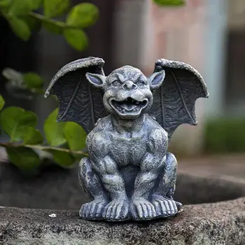 Demonas Statula Creative X-atsparios Dervos Mažai Sodas Velnias Apdaila Dekoras - 