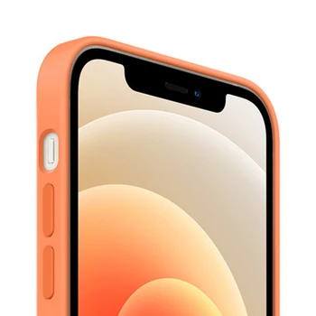 Naujausia pavasario spalvos taikoma iPhone12 serijos požymių gryno skysto silikono korpusas 12Promax dviejų spalvų mygtuką, anti-rudenį - 