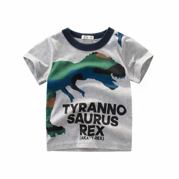Grafinis T Marškinėliai Kawaii Anime Dinozauras, Berniukai, Kids Vasaros Kūdikių Drabužiai Paaugliams Palaidinės Harajuku Marškinėliai Mielas Viršūnes Berniukas T-shirt - 
