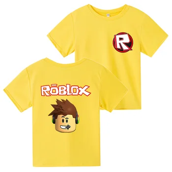 2021 Vasaros Vaikų Robxing Vaikų marškinėliai Vaikų Laisvalaikio T-shirt Berniukų, Mergaičių Žaidimai, Sporto Grynos Medvilnės marškinėliai Drabužių - 