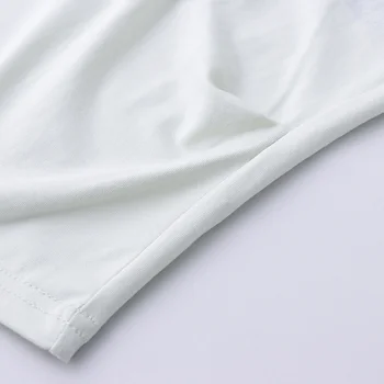 2021 Vasaros Moterų Tee Viršūnes 95% Medvilnės Prarasti Trumpas Rankovėmis marškinėliai Moteriška Balta siuvinėjimo T-shirt Pagrindinis didelis dydis M 4XL - 