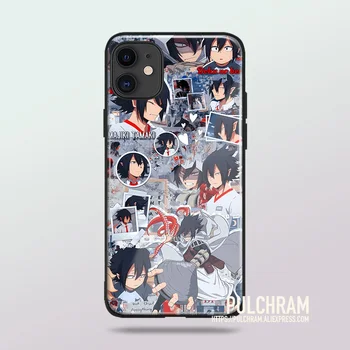 Tamaki Amajiki BNHA Anime Stiklo Minkštas Silikoninis Telefono dėklas Padengti Shell 