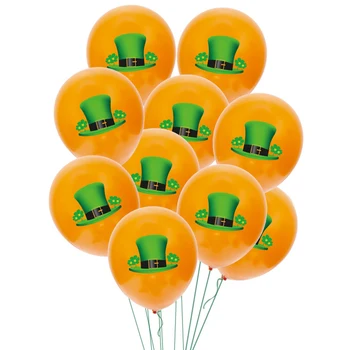 20pcs/40pcs 12inch Dobilų Pinigus Galite Žalios spalvos Kepuraitė Dėdė St Patrick ' s Day Latekso Balionas Saint Patrick Dieną Airijos Festivalis Dekoro Ballon - 
