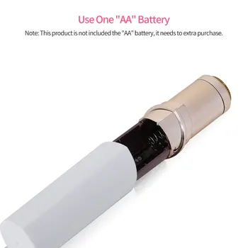 1Pc ponios lūpų skustuvas elektros antakių žoliapjovės baterijos tipas skustuvas mini nešiojamieji skustuvas 4 spalvos pasirinktinai unisex - 