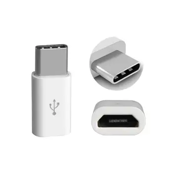 Tipas-c Micro USB Adapterį V8 Sąsaja Duomenų Eilutės Į TIPO C Sąsaja Įkrovimo Konverteris OTG 