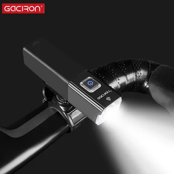 GACIRON V10-500 800 Liumenų Dviračių priekinis žibintas Įkraunamas LED Lempos, Pro Cycling Priekinių žibintų MTB Kelių Dviratis, atsparus Vandeniui Žibintuvėlis - 