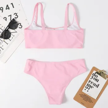 Seksualus Bikini 2021 M. Maudymosi Kostiumėliai Moterims Biquini Push Up Bikini Komplektas Plaukimo Maudymosi Kostiumėlį, Maudymosi Kostiumas, Paplūdimio Maillot De Bain Femme - 