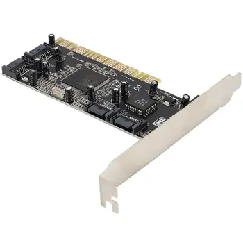 PCI 4 Vidaus SATA Prievado RAID Kortelės 1.5 Gbps Sil3114 Chipset RAID Valdiklio Kortelė, Kompiuterio Komponentų - 