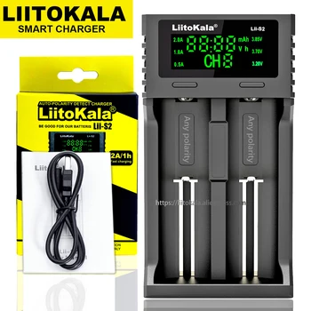 LiitoKala Lii-S1 Lii-S2 Lii-S4 202 402 3.2 V LiFePO4), 3,7 V/3.85 V 18650 ličio jonų baterija, kroviklis, ni-cd AA AAA 26650 - 