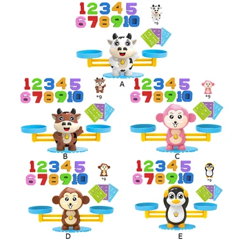 Montessori Matematikos Rungtynės Žaidimo Balansas Masto Skaičiavimo Kūdikio Žaislai Vaikų Darželį, Švietimo Numeris Įdomus Vaikams Dovanų Mokymosi - 