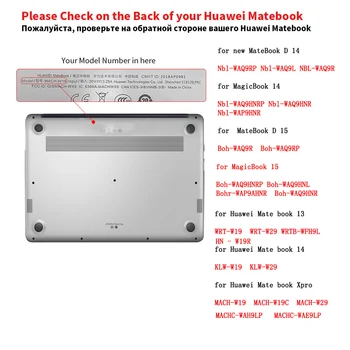Nešiojamas Atlikti Rankovės Krepšys Case Cover 2020 Naujas HAUWEI Garbę MagicBook 14 15 / Matebook D14 D15 Matebook 13 14 X Pro 13.9 inchs - 