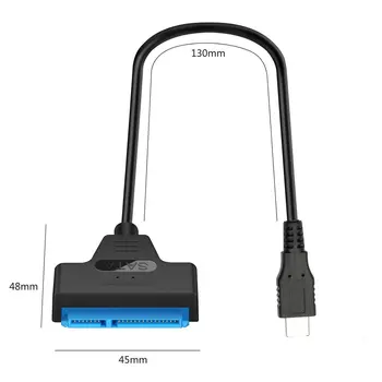 USB 3.0 prie SATA Adapteris Kietojo Disko Adapteris SSD Adapterio Kabelį Converter Super Greitis USB 3.0 Prie SATA - 