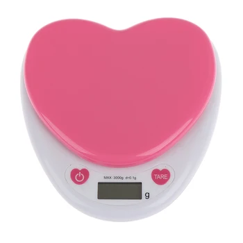 Skaitmeninis Virtuvė Masto LCD Ekranas Automatinis Nulio Automatinis maitinimo įtampos išjungimas Kietos Širdies Formos Dovana - 