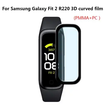 Apsauginės Plėvelės Samsung Galaxy Fit 2 SM-R220 3D Išlenkti Visu Screen Protector HD Aišku, Minkštos TPU Kino Dangtis - 
