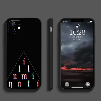 GX190 Piramidės Visi Matome, blogos Akies Silikono Soft Case for iPhone 12 Mini Pro 11 XS Max XR X 8 7 6 6S Plius 5 5S SE 2020 m. - 