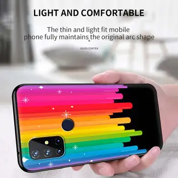 Už OnePlus 8 Nord 7Pro Atveju Vienas Plius Z N10 5G 8T 7 Pro n100 7T 6T Visišką Apsaugą Minkštas Telefono Dangtelį LGBT Rainbow Modelis Maišeliu - 