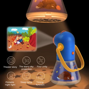 Kūdikis Miega Istorija Žibintuvėlis Projektoriaus Lempa Žaislai Vaikams Daugiafunkcinis Istorija Šviesos Vaikai Ankstyvojo Ugdymo Mokymosi Žaislas - 
