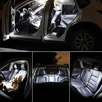 8x Automobilių Priedai, LED Lemputes, Interjero rinkiniai 2013 Subaru XV Crosstrek Žemėlapis Dome Kamieno Licencijos numerio ženklo apšvietimo Žibintas - 