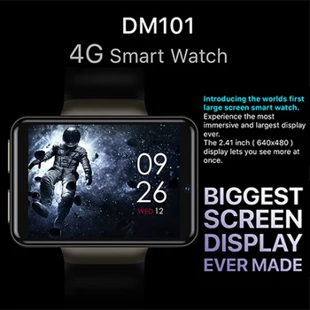 DM101 4G Smart Žiūrėti MTK6739 Quad Core, 3GB 32GB 2.41