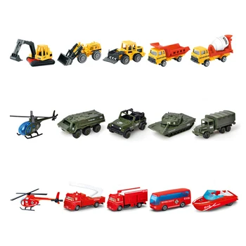 5vnt/Set Lydinio Gaisro Automobilių Žaislas Modeliavimas Inžinerijos Automobilio Gelbėjimo Pateikti Diecast Žaislai Vaikams Transporto priemonių Gimtadienio Dovanos TY0527 - 