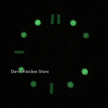 Balta Watch Dial Žalios Šviesos 31mm Dial Tinka NH35 NH36 Automatinis Judėjimo Žiūrėti Veido Dalys - 