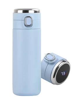 420ML Smart Termosas Nerūdijančio Plieno Vandens Butelis Led Skaitmeninis Temperatūros Ekranas Kavos Terminiai Puodeliai Protingas Izoliacija Puodeliai - 
