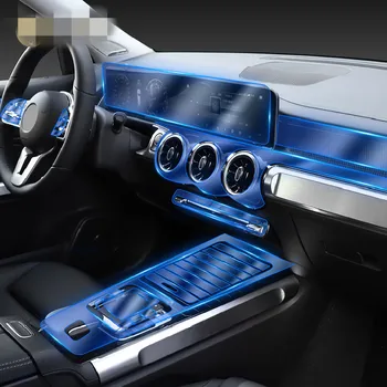 Mercedes Benz GLB 200 220 250 2019-2020 Automobilio Salono konsolė Skaidrios TPU Apsauginė plėvelė Anti-scratch Priedai - 