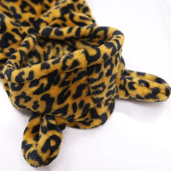 Šuns Kostiumą Pastebėtas Leopardas Cheetah šauniuoju Drabužius Šiltas Šuo, Katė Žavinga Kailis Teddy prancūzų Buldogas Flanelė Megztinis Kostiumas - 