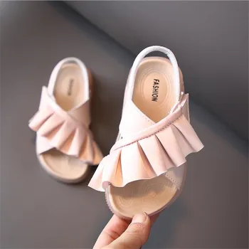 2021 m. vasarą naujų Pynimas mergina sandalai princess bateliai minkšti vienintelis ne slydimo vaikų sandalai vaikų sandalai - 