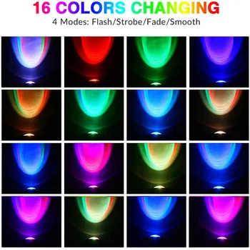 RGB LED Povandeninis Potvynių Šviesos 12V Vandeniui Baseinas, Prožektoriai, Lempos, Lauko Apšvietimo, Fontano Baseinas, Tvenkinys, Akvariumo Lempos D30 - 