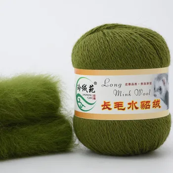 Originali lingrongyuan mink žemyn siūlų, rankomis austi grynas mink žemyn siūlų šalinimas speciali kaina 50 gramų - 