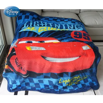 Disney 95 Lightning Mc Queen Car Blanket Soft Throw for Baby Boys on Crib Couch Children 117x152CM Drop Shipping - 